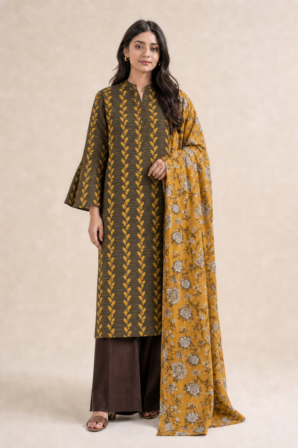 3 Piece Printed Lawn Suit