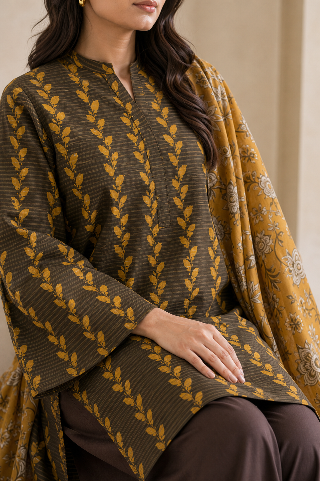 3 Piece Printed Lawn Suit