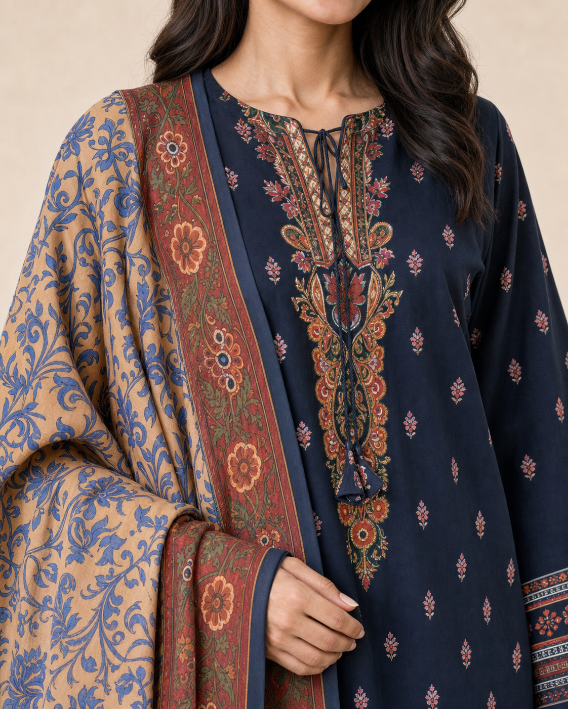3 Piece Printed Lawn Suit