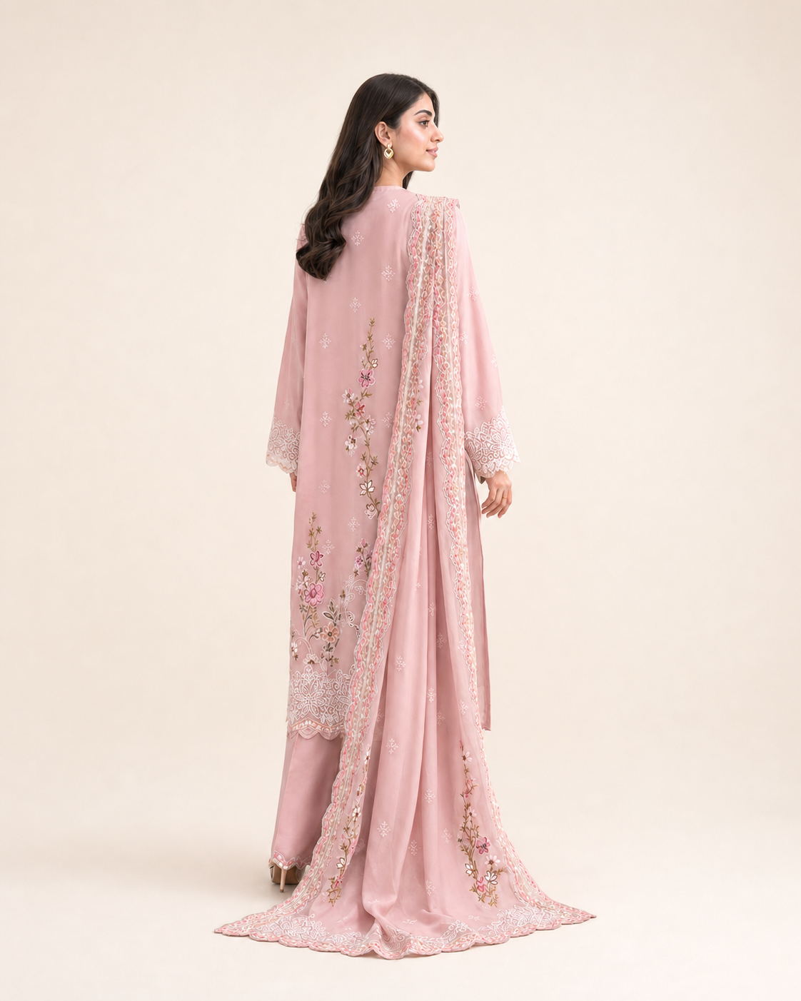 3 Piece Embroidered Lawn Suit