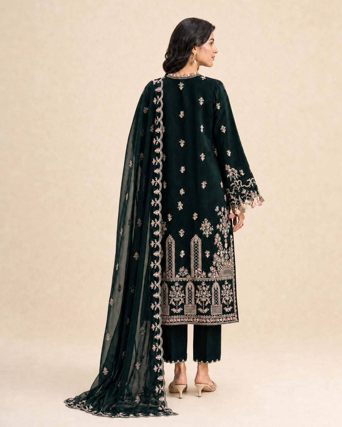 3 Piece Embroidered Lawn Suit