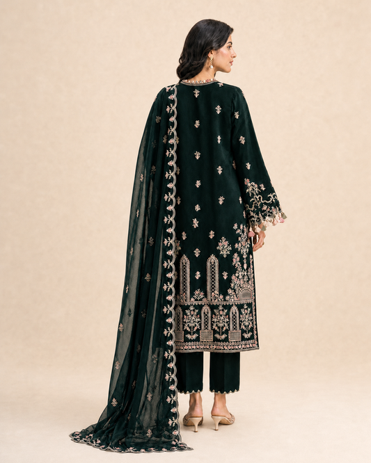 3 Piece Embroidered Lawn Suit