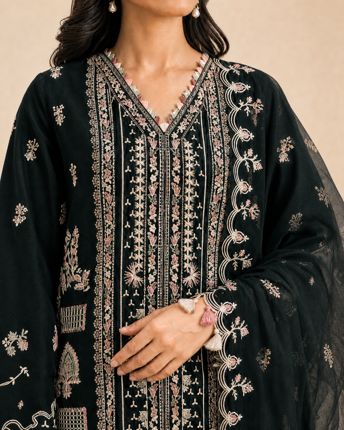 3 Piece Embroidered Lawn Suit