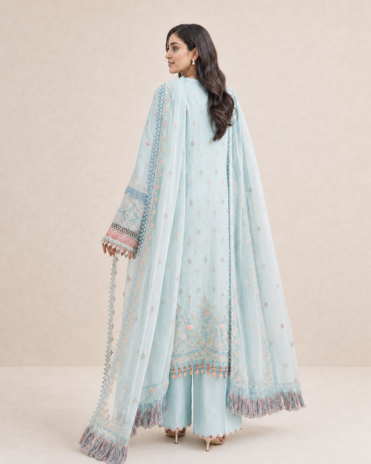 3 Piece Embroidered Lawn Suit