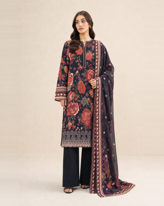 3 Piece Printed Lawn Suit