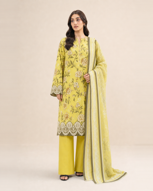 3 Piece Printed Lawn Suit