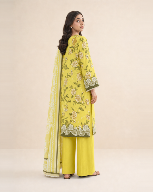 3 Piece Printed Lawn Suit