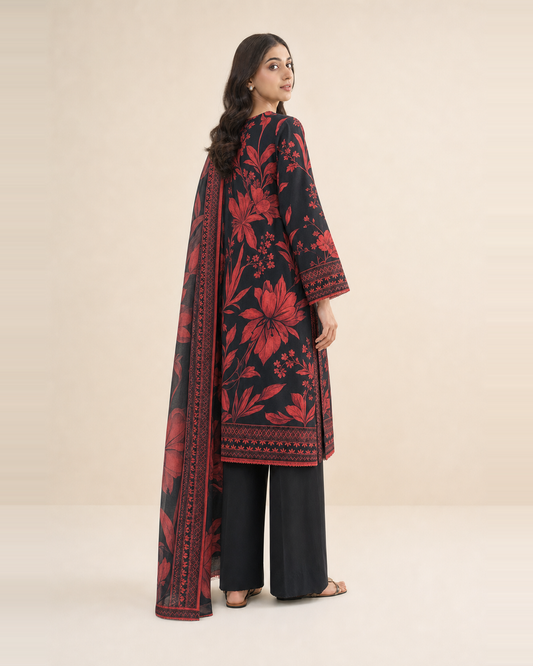 3 Piece Printed Lawn Suit