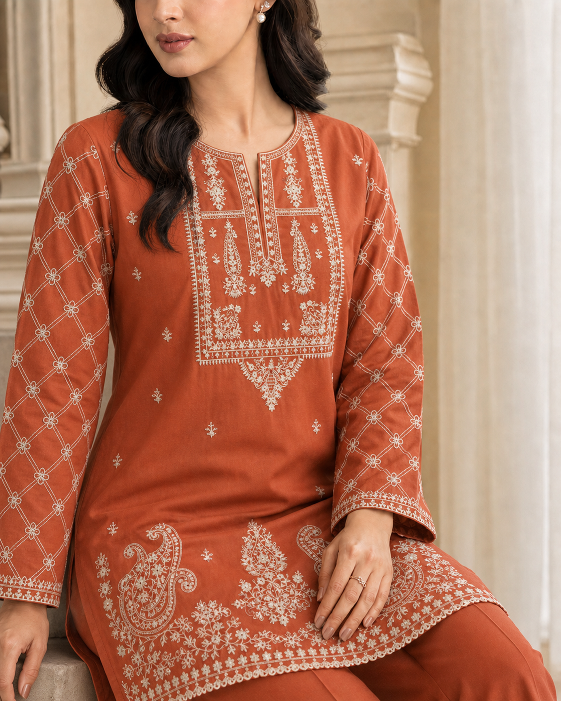 2 Piece Printed Lawn Suit