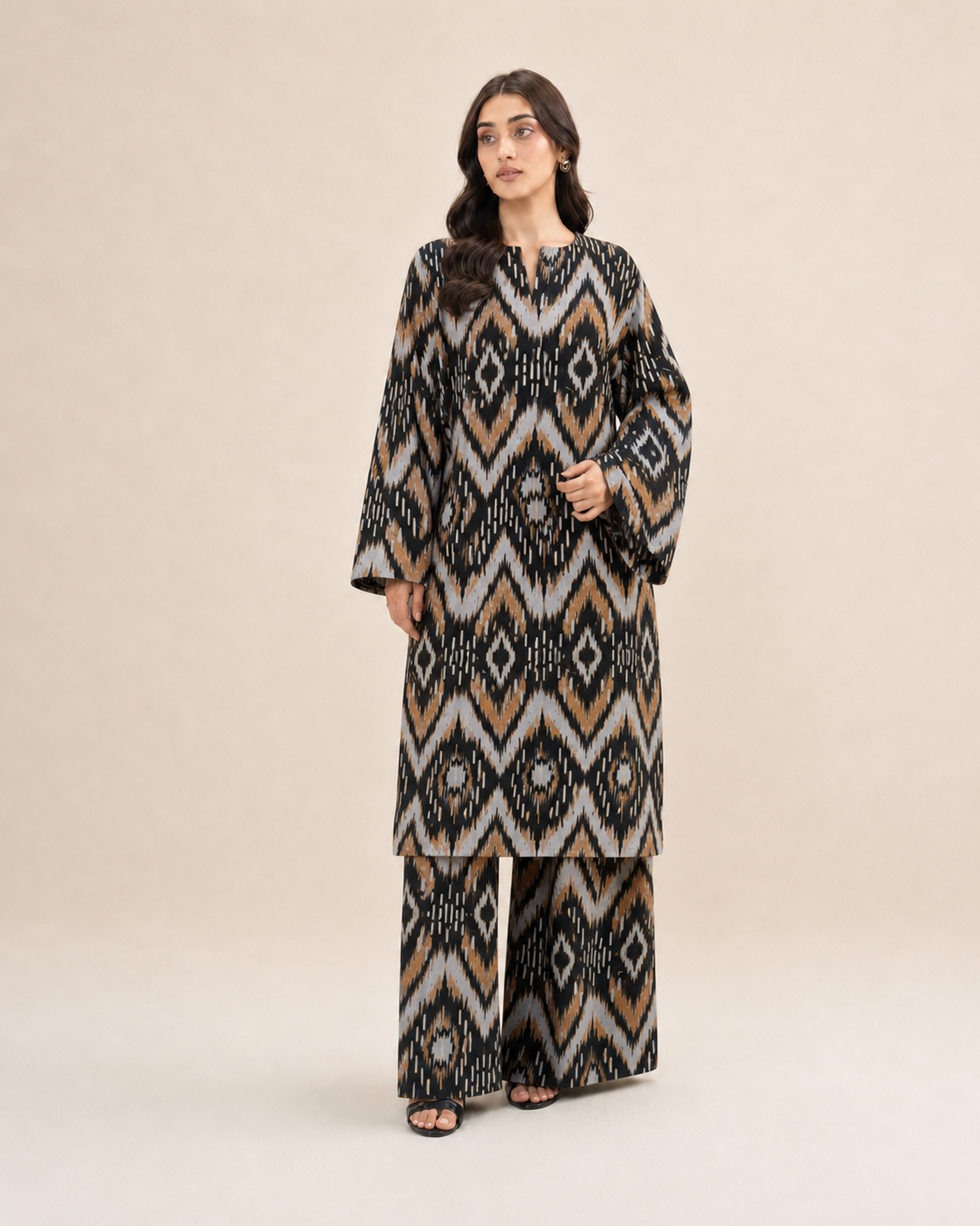 2 Piece Printed Lawn Suit