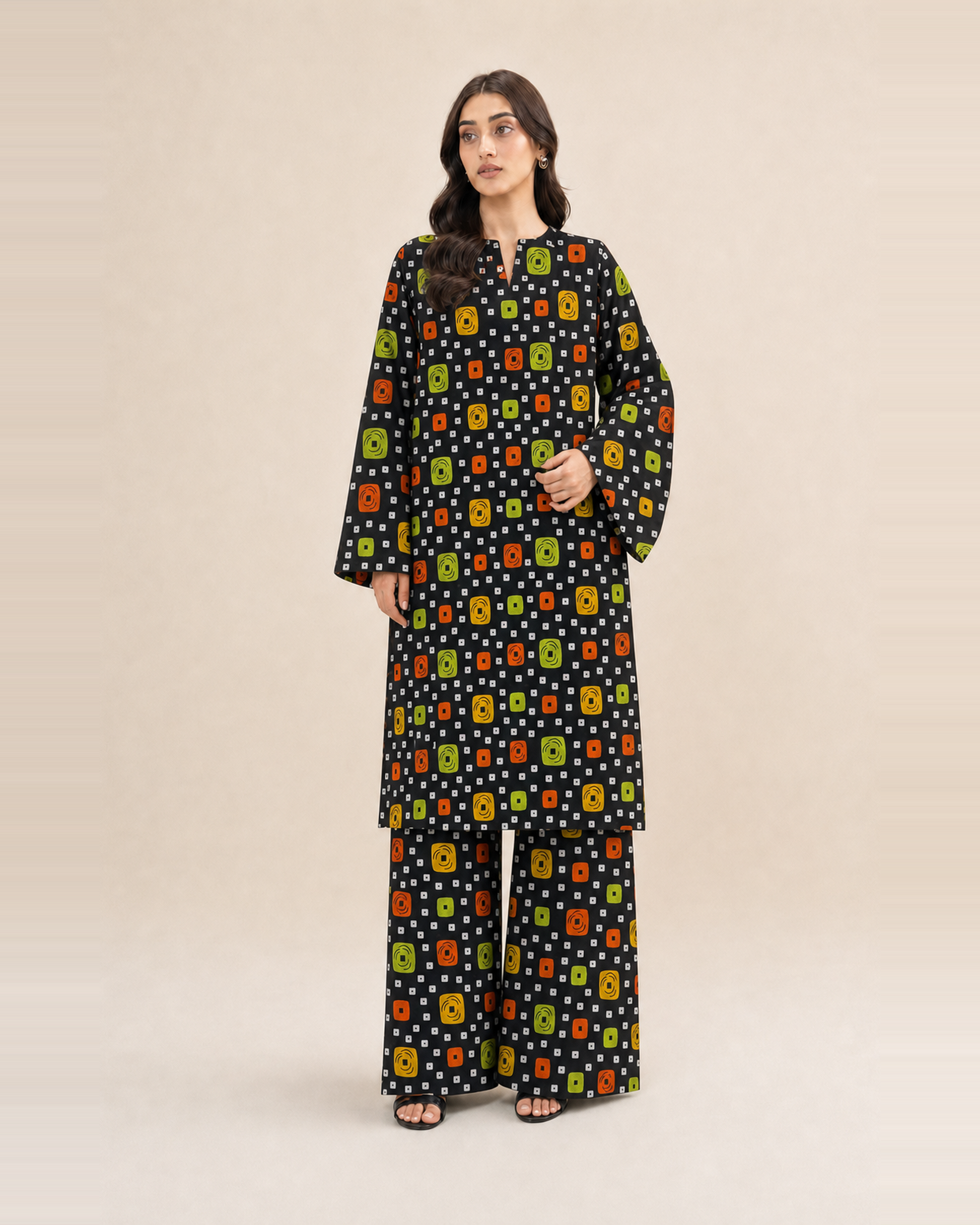 2 Piece Printed Lawn Suit