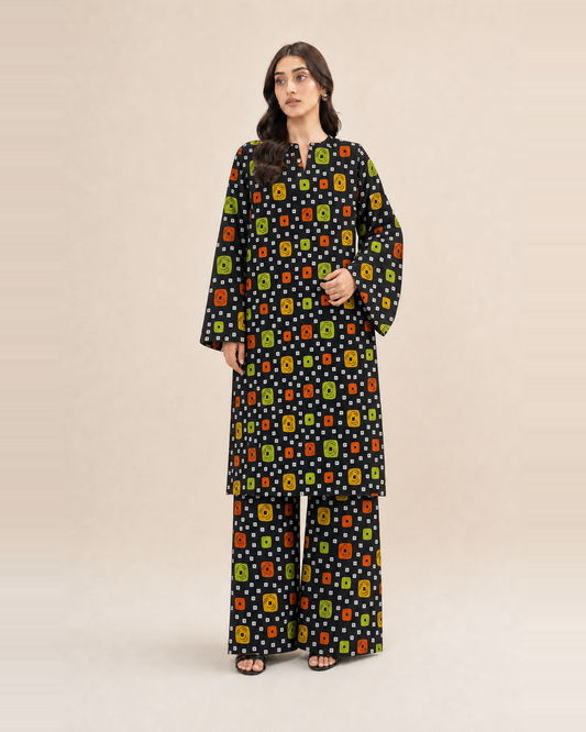 2 Piece Printed Lawn Suit