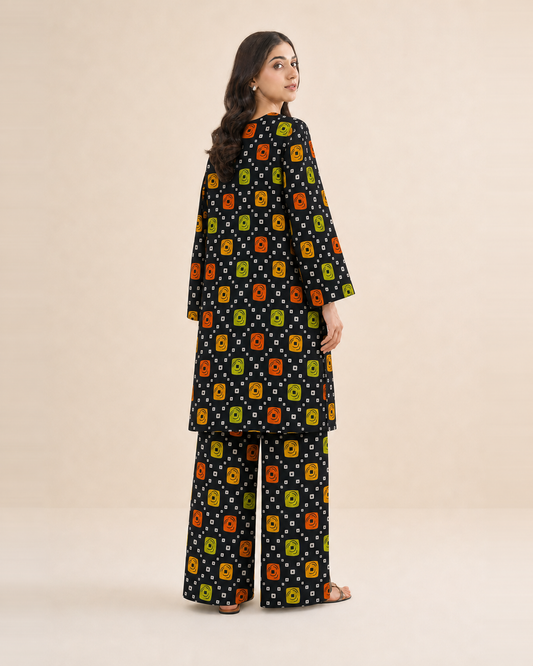 2 Piece Printed Lawn Suit