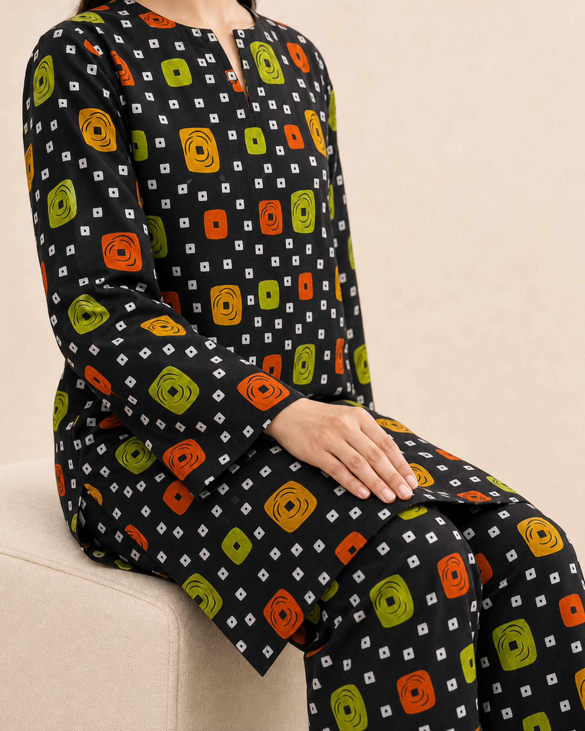2 Piece Printed Lawn Suit