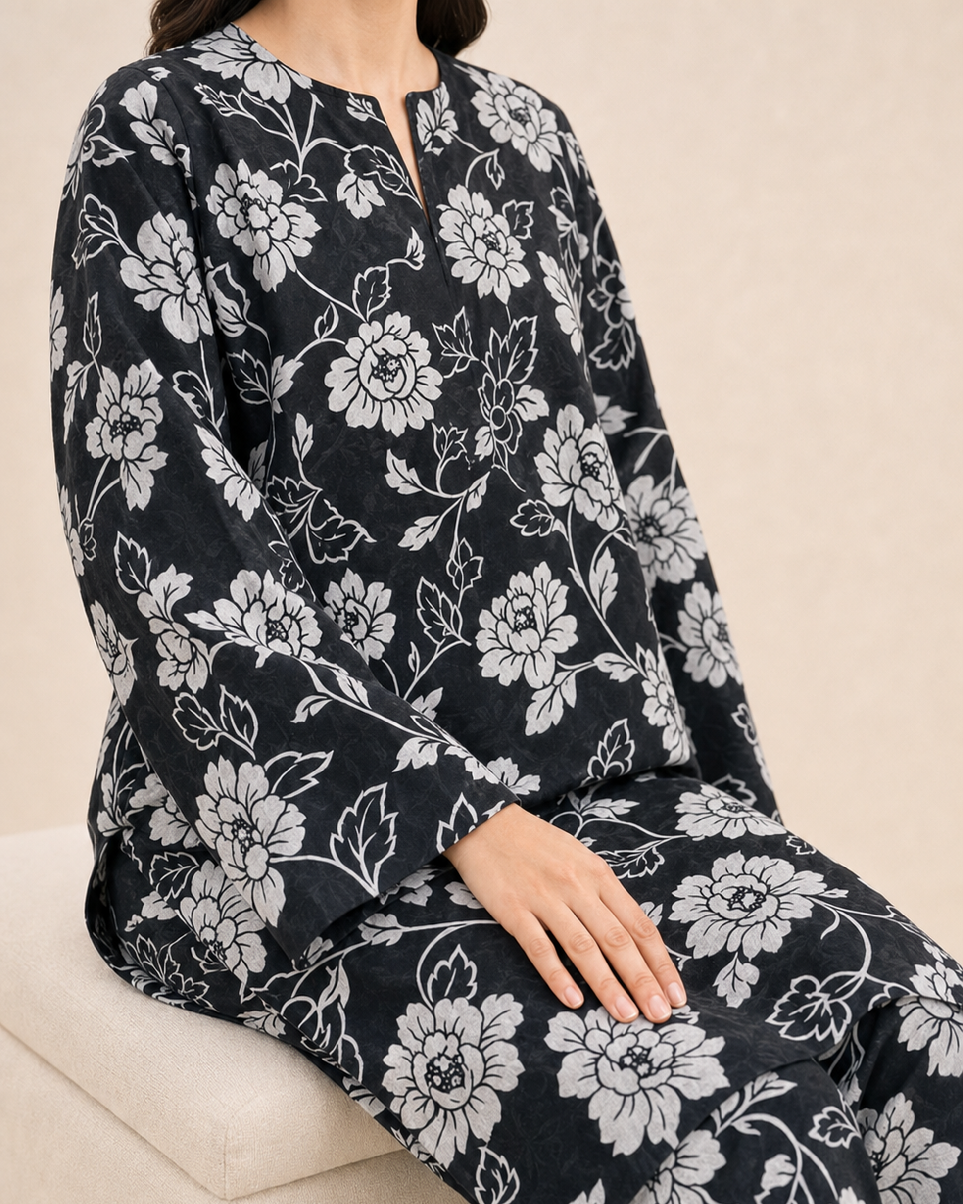 2 Piece Printed Lawn Suit