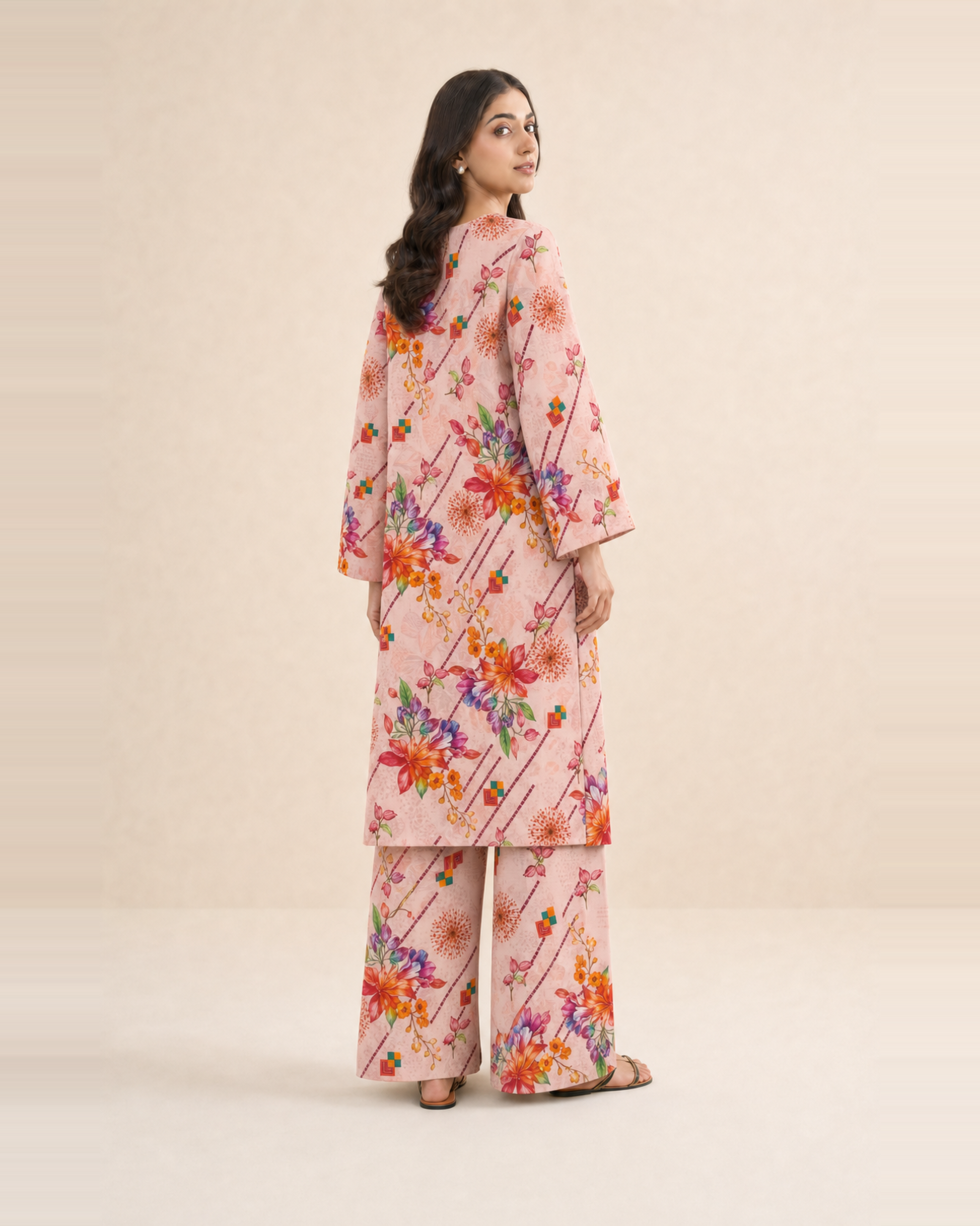 2 Piece Printed Lawn Suit