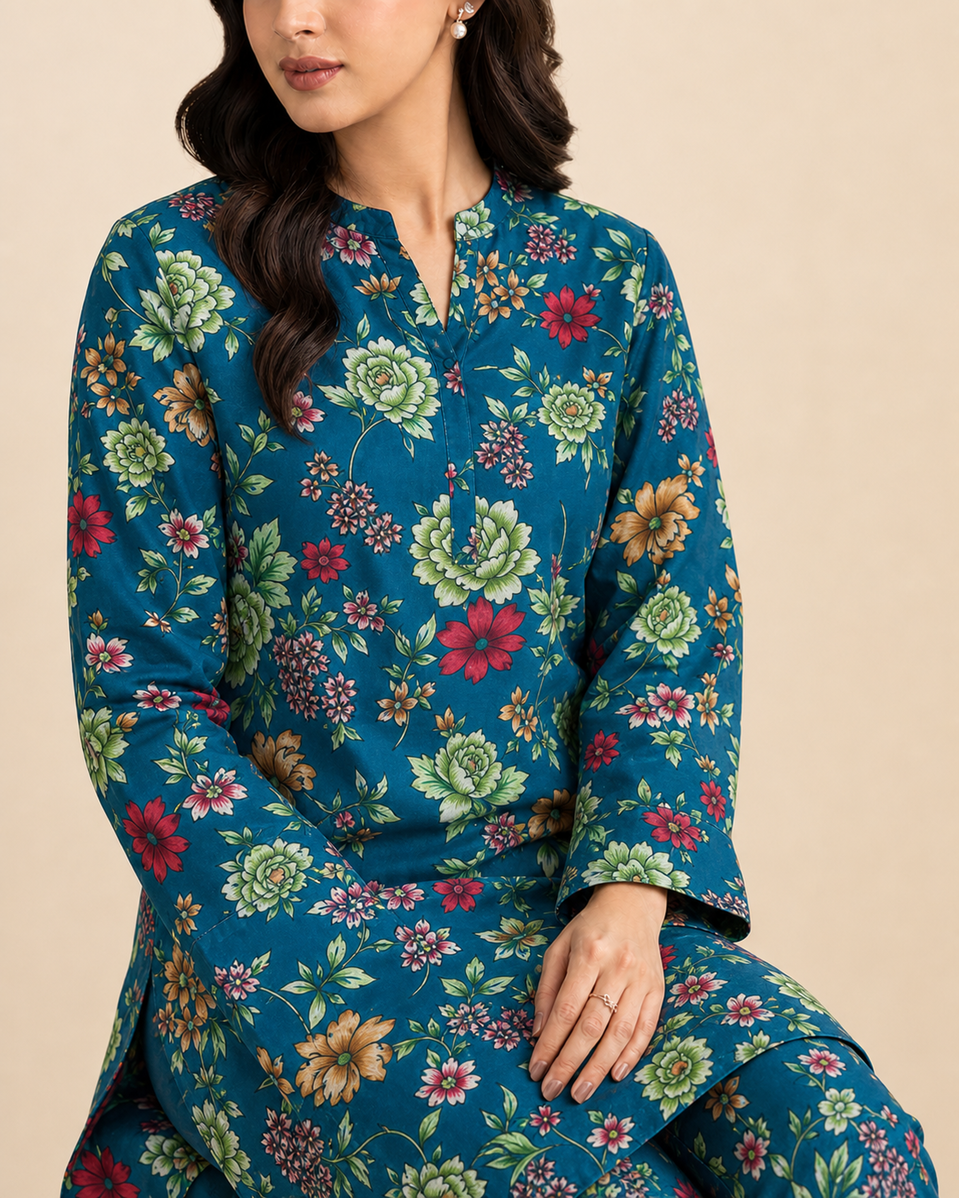 2 Piece Printed Lawn Suit