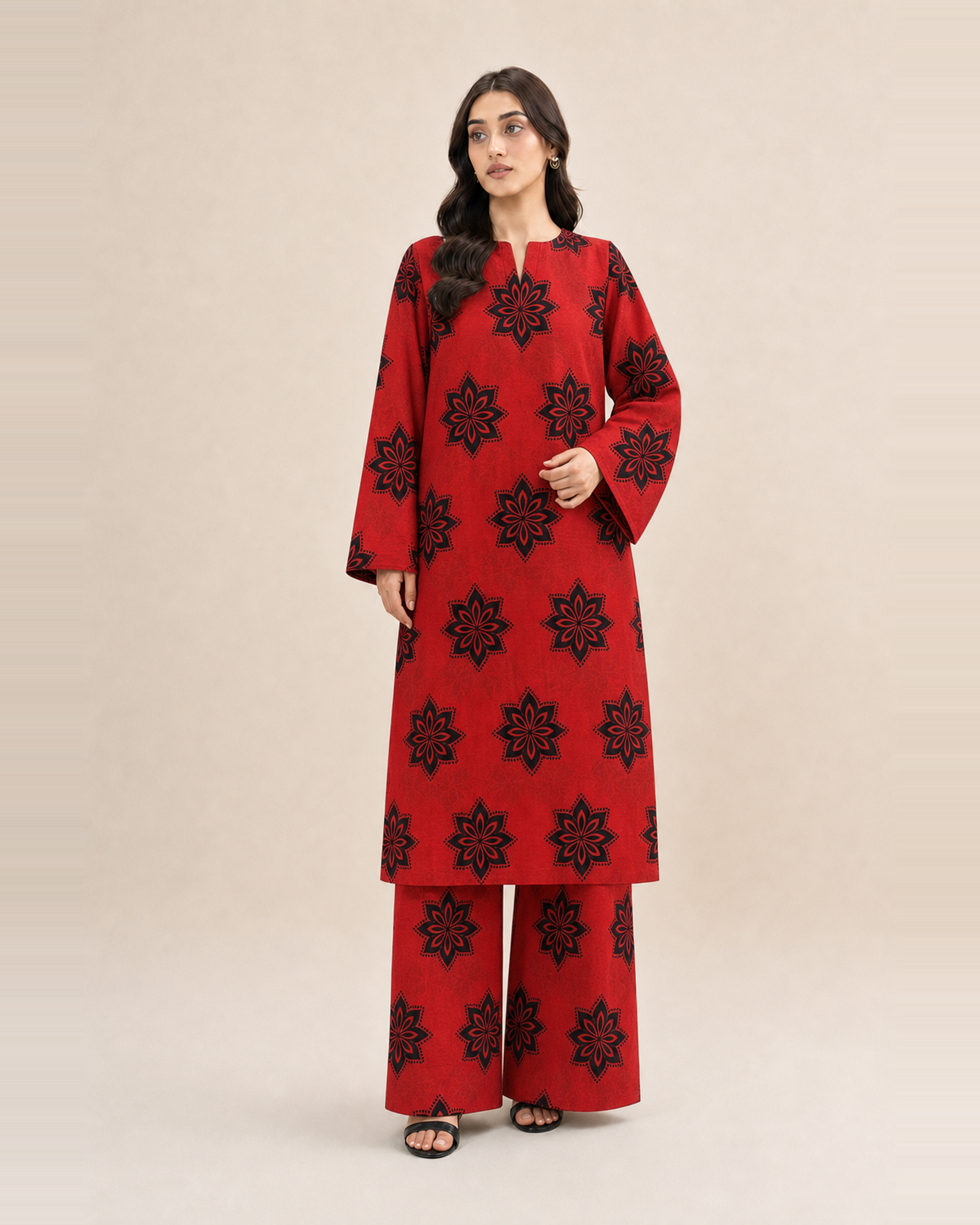 2 Piece Printed Lawn Suit
