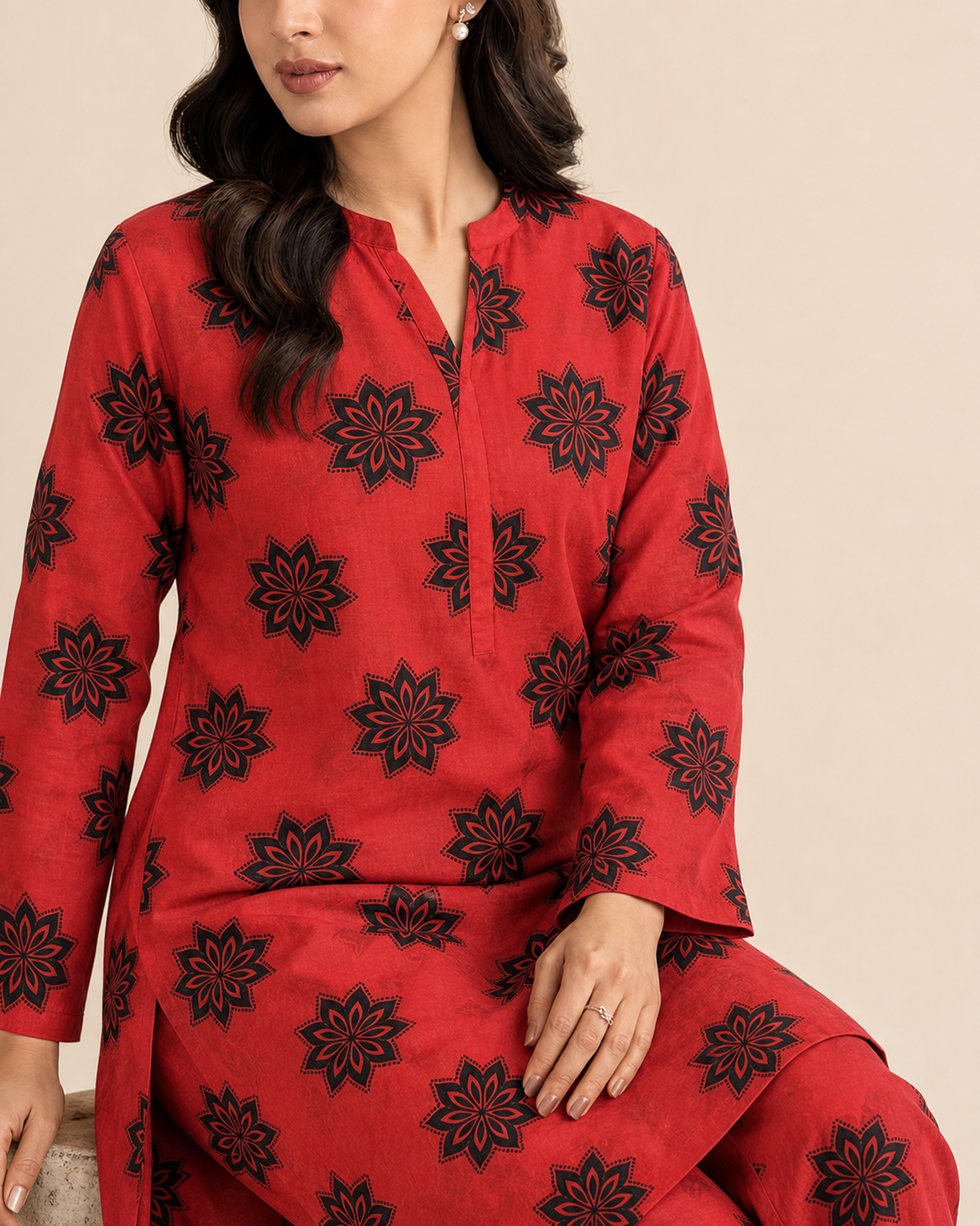 2 Piece Printed Lawn Suit
