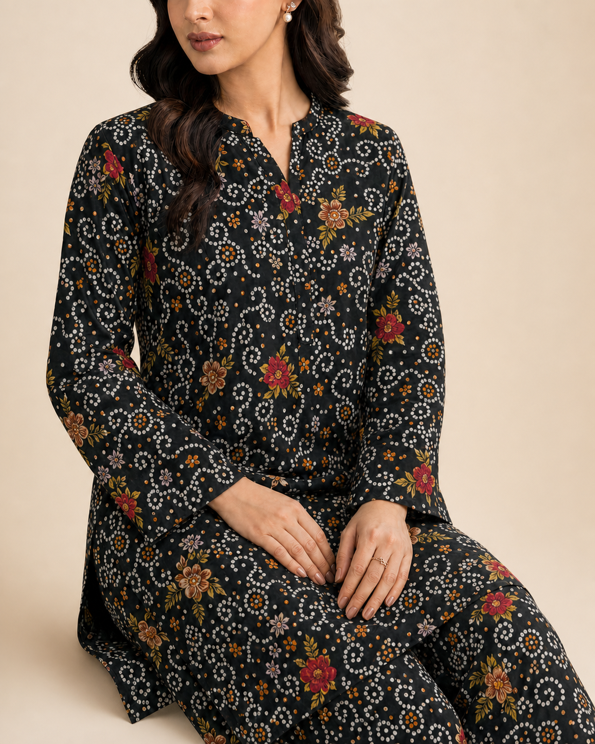 2 Piece Printed Lawn Suit