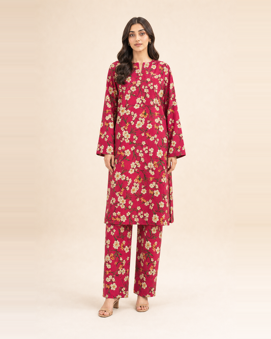 2 Piece Printed Lawn Suit