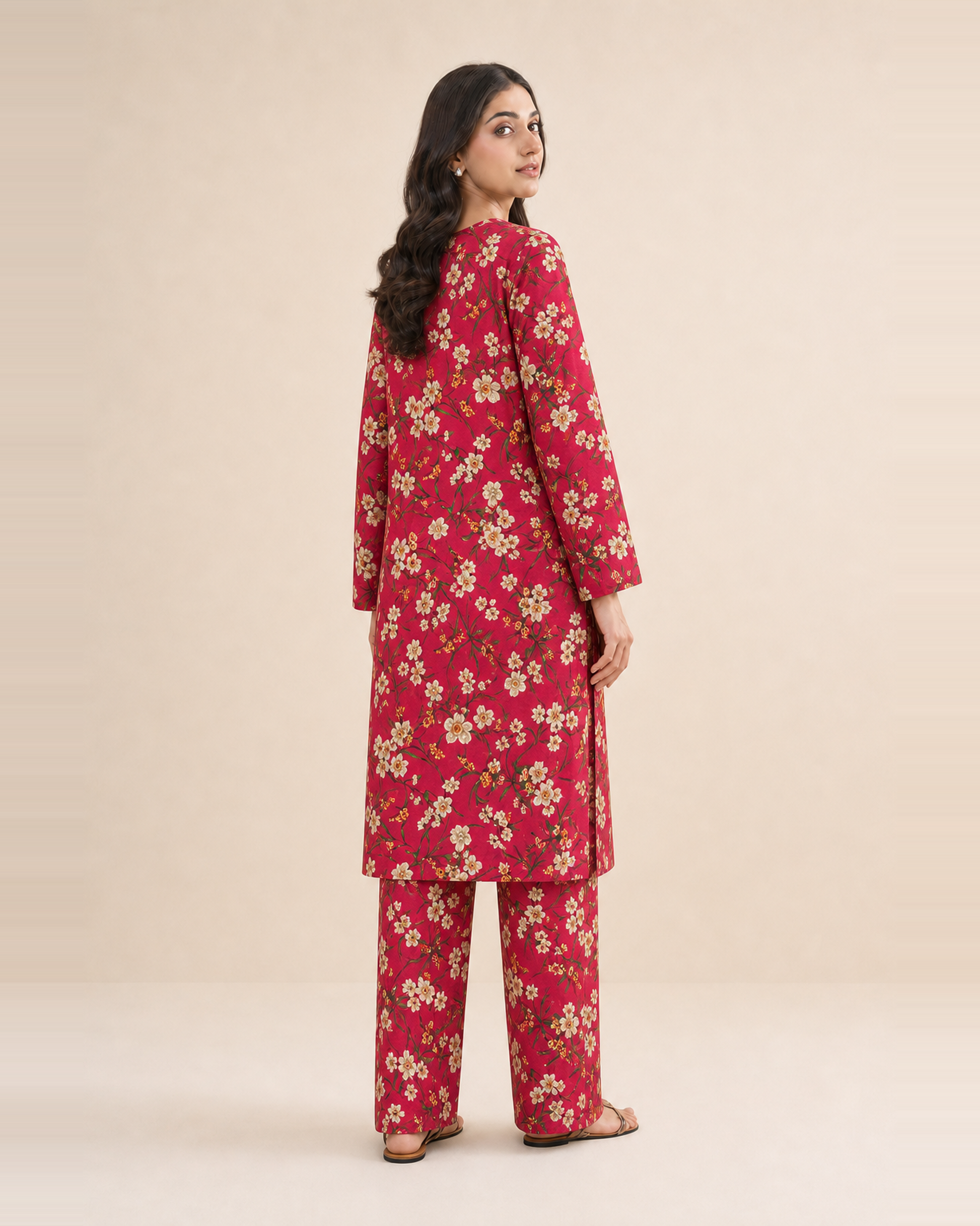2 Piece Printed Lawn Suit