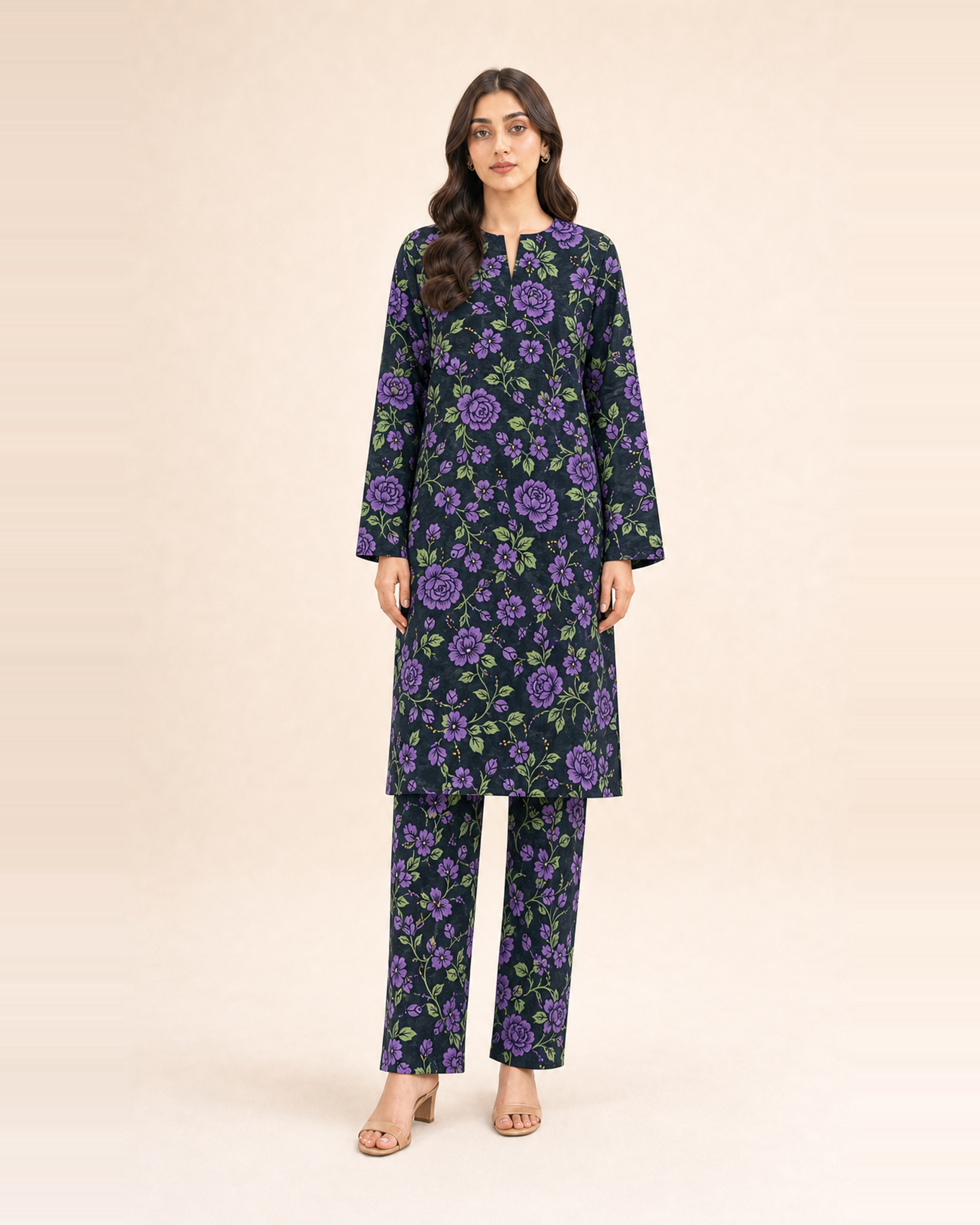 2 Piece Printed Lawn Suit