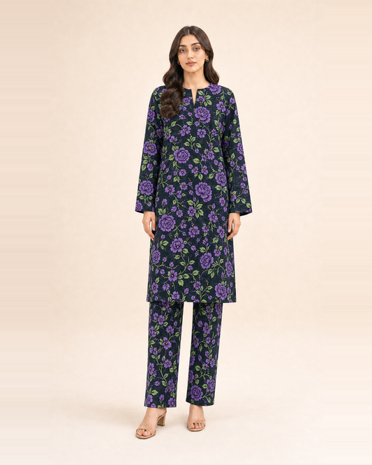 2 Piece Printed Lawn Suit