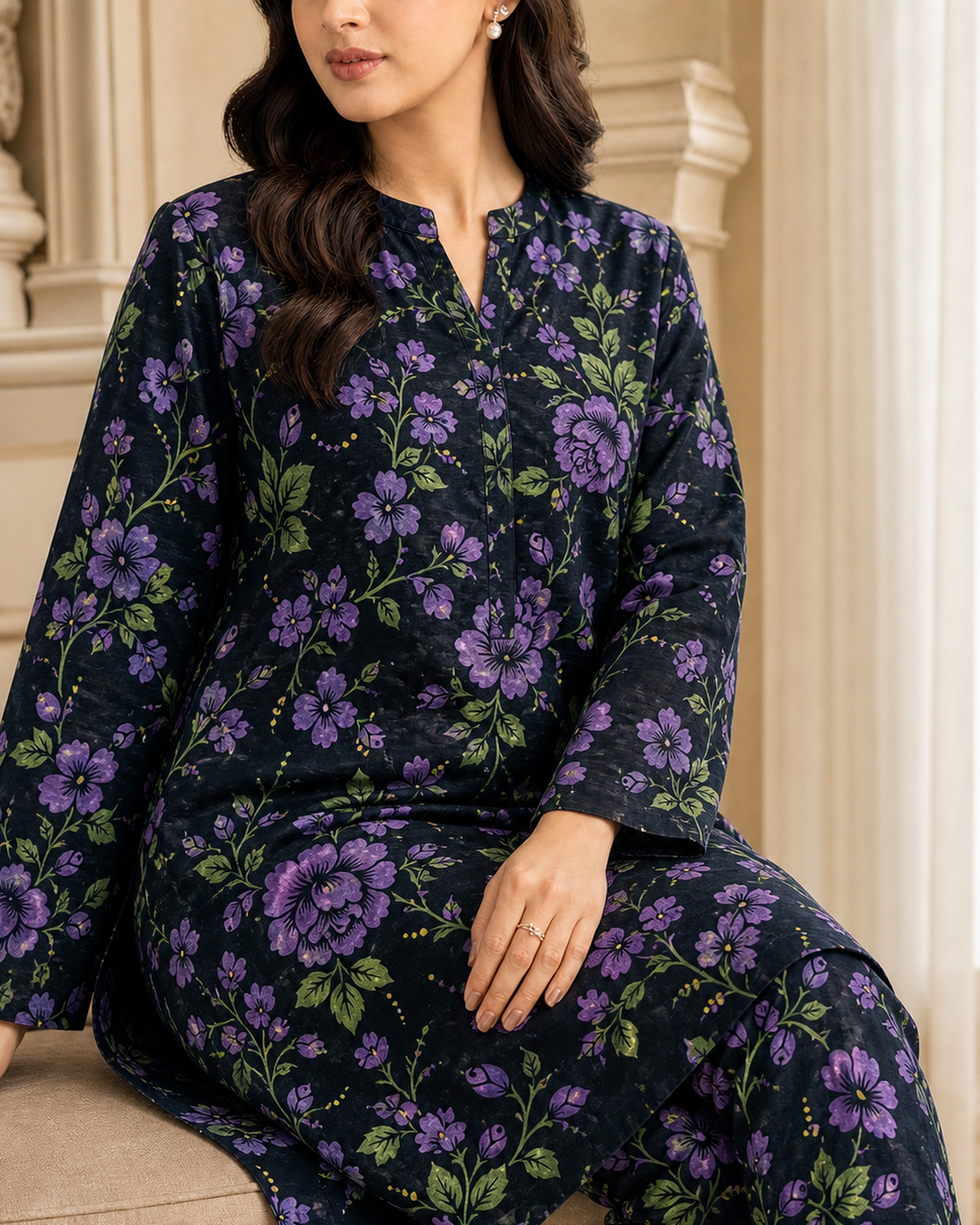 2 Piece Printed Lawn Suit