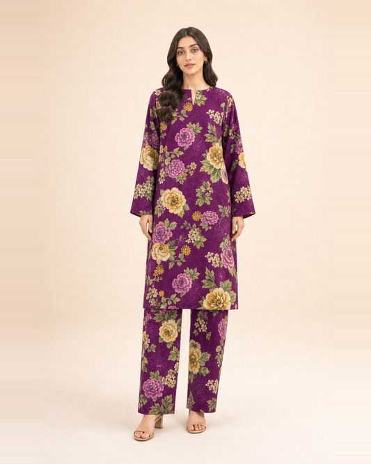 2 Piece Printed Lawn Suit