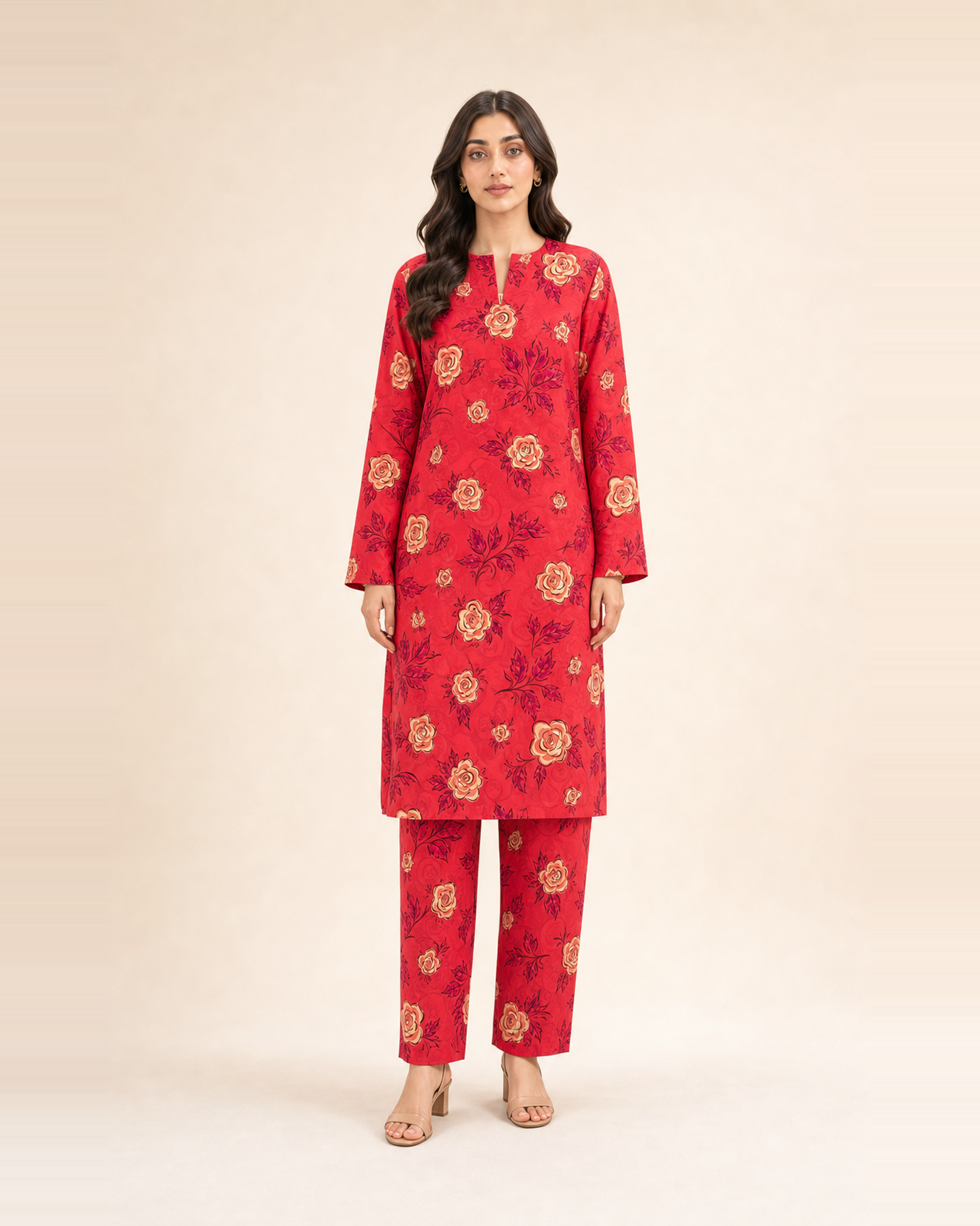 2 Piece Printed Lawn Suit