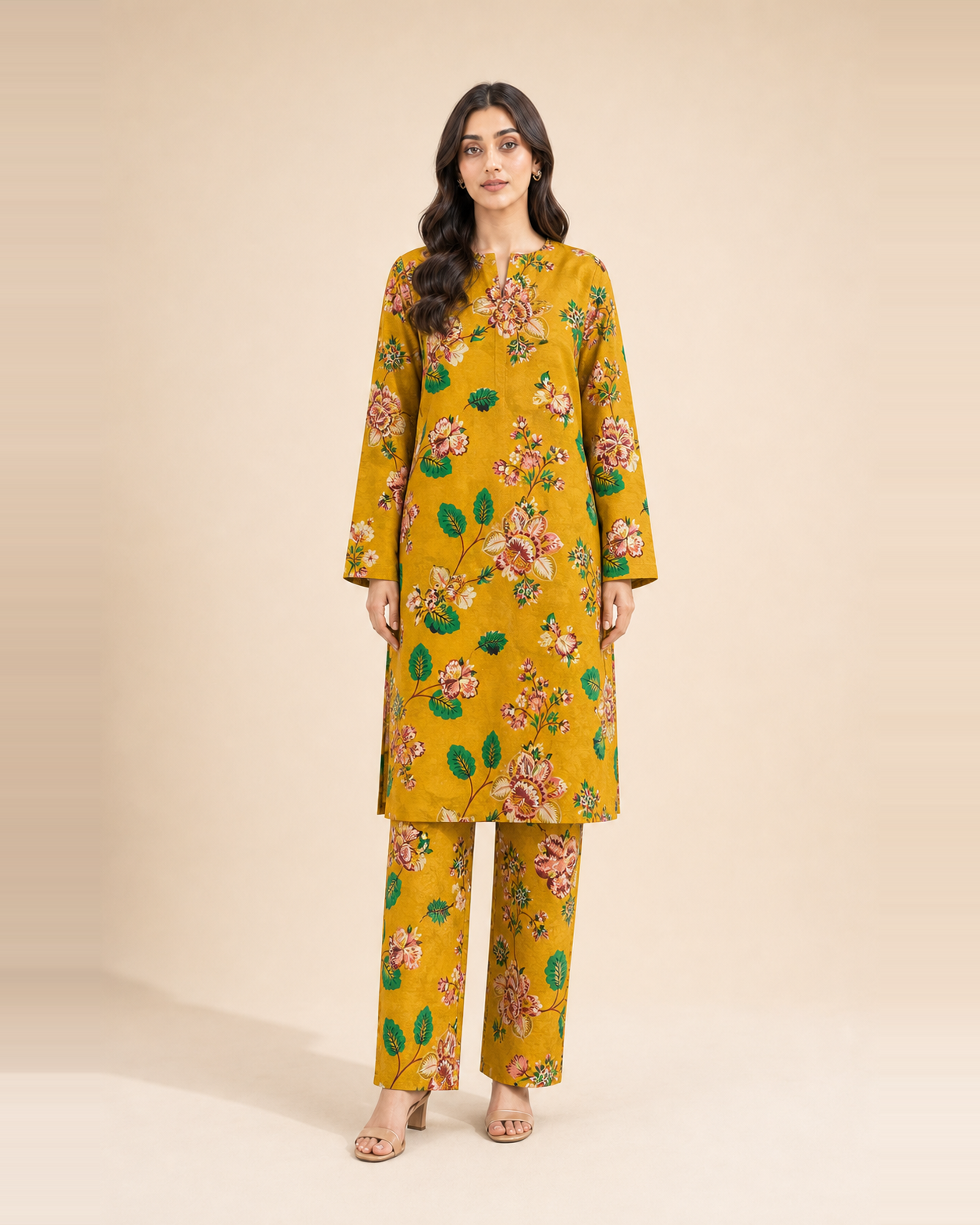 2 Piece Printed Lawn Suit