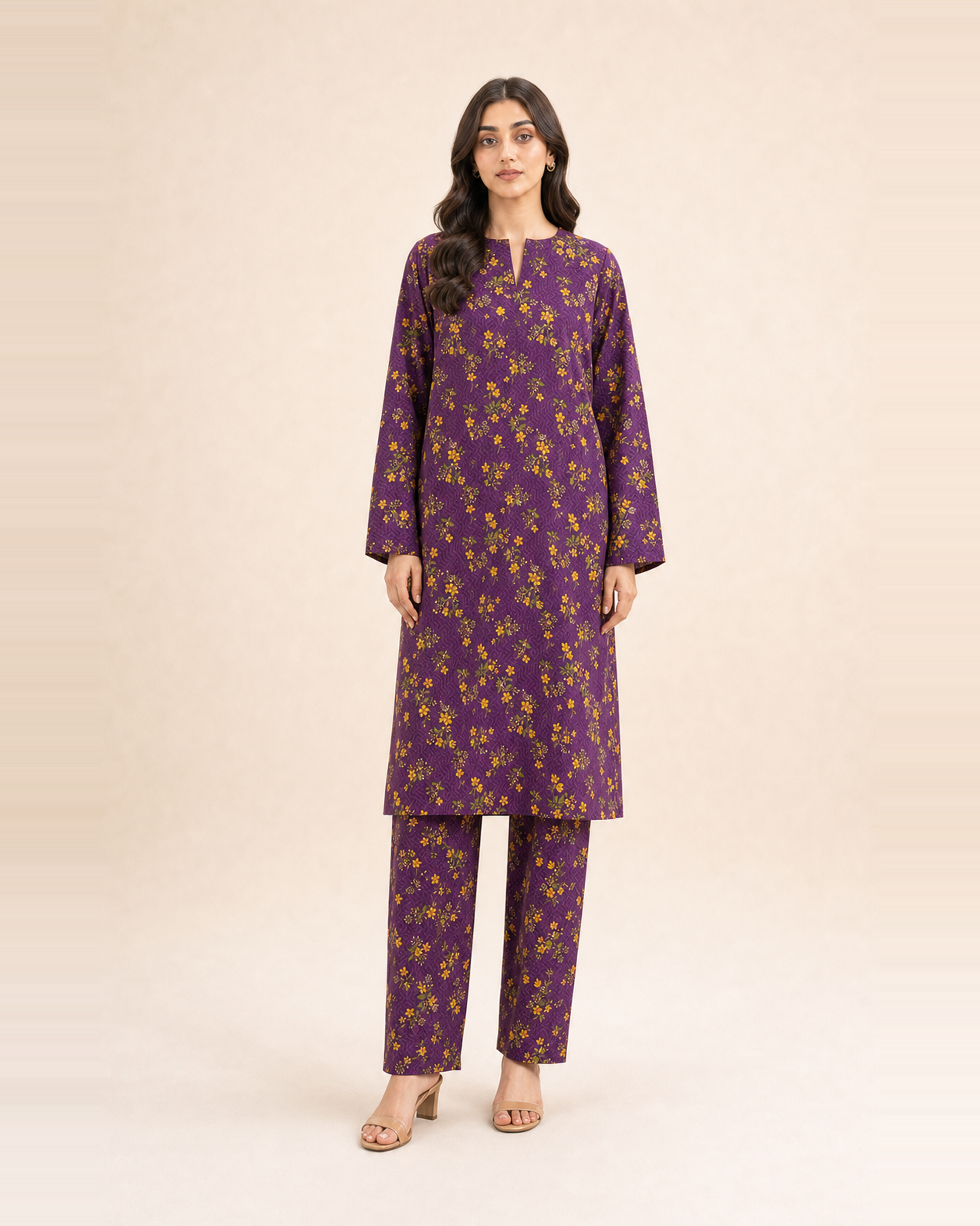 2 Piece Printed Lawn Suit