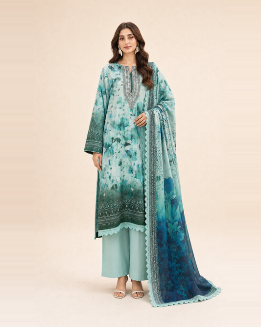 3 Piece Printed Lawn Suit