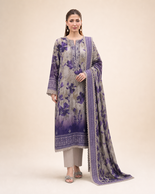 3 Piece Printed Lawn Suit