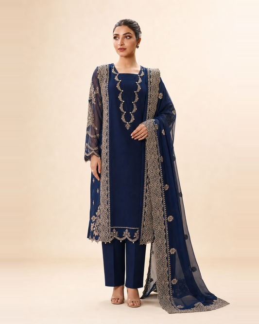 3 Piece Printed Lawn Suit