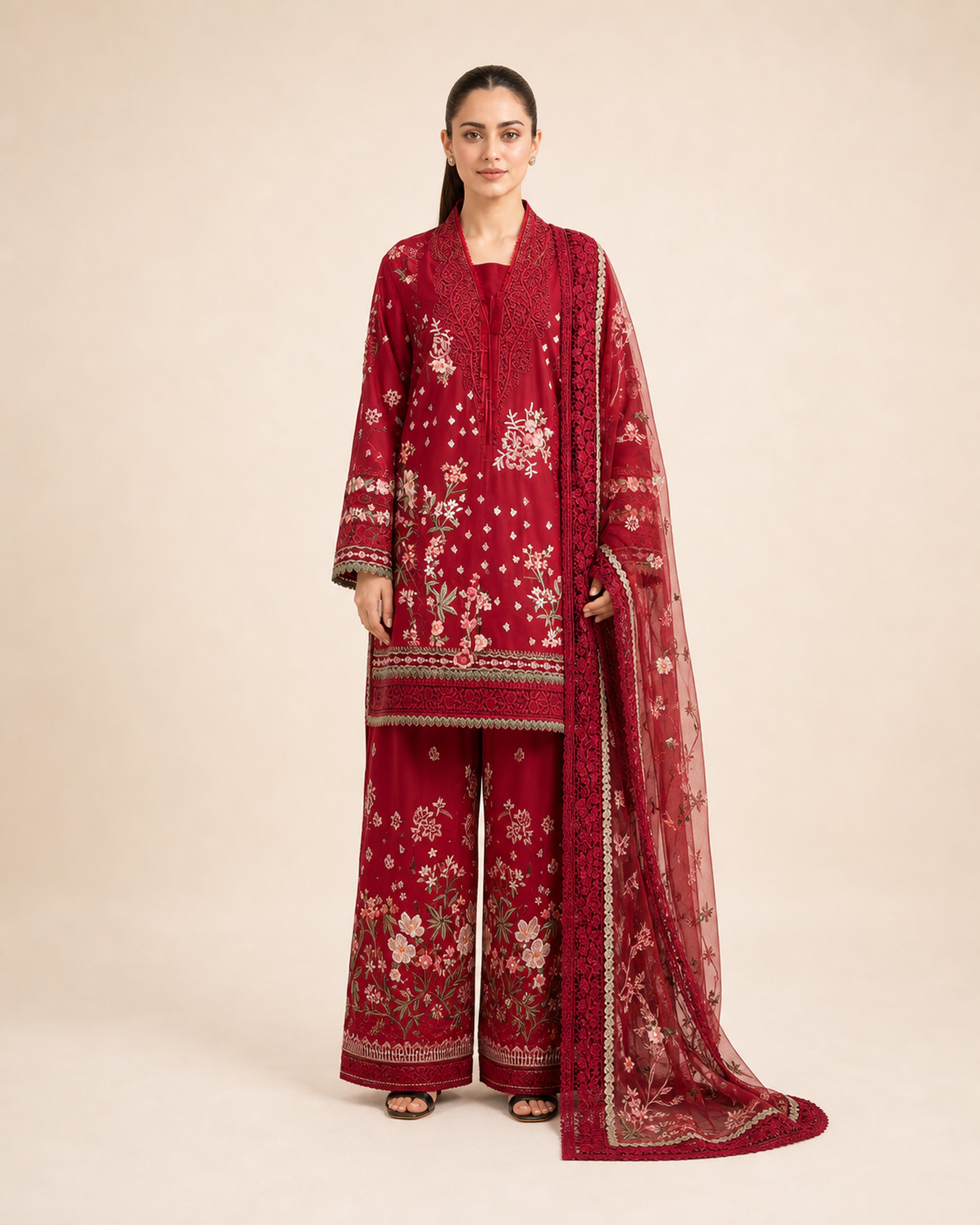 3 Piece Printed Lawn Suit