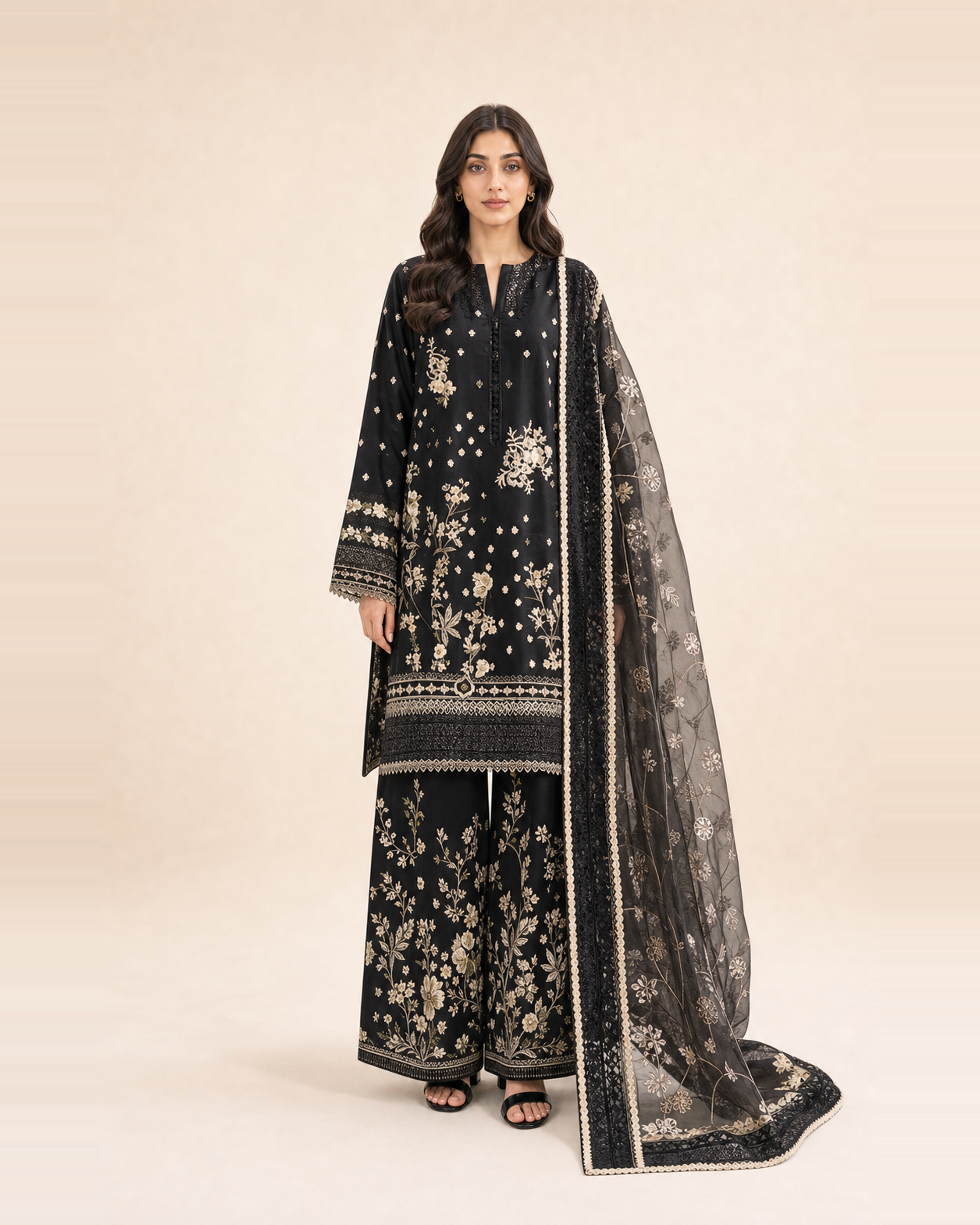 3 Piece Printed Lawn Suit