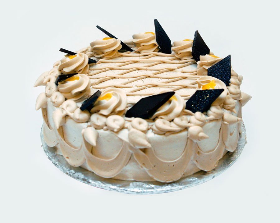 Basic 2 Pound Cake Decoration Idea| Vanilla Cake With Chocolate Cream |घर  पर मार्किट जैसा केक सजाये - YouTube